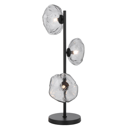 Tours TFS TABLE LAMP 3 LTS 3x6wG9max H900 GLASS D200 BLACK / SMOKE GLASS