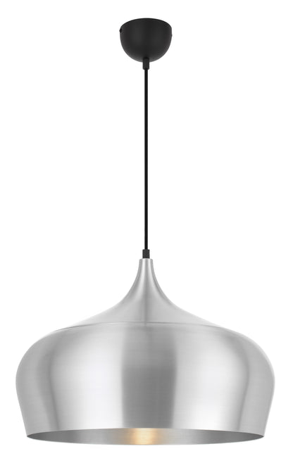 TFS 45 PENDANT 25wE27max D450 H380 + 1.5 TEX ALUMINIUM BRUSHED (BLACK)