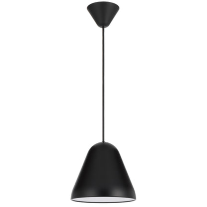 TFS 22CM PENDANT 25wE27max D220 H195 CAB 2M BLACK SATIN