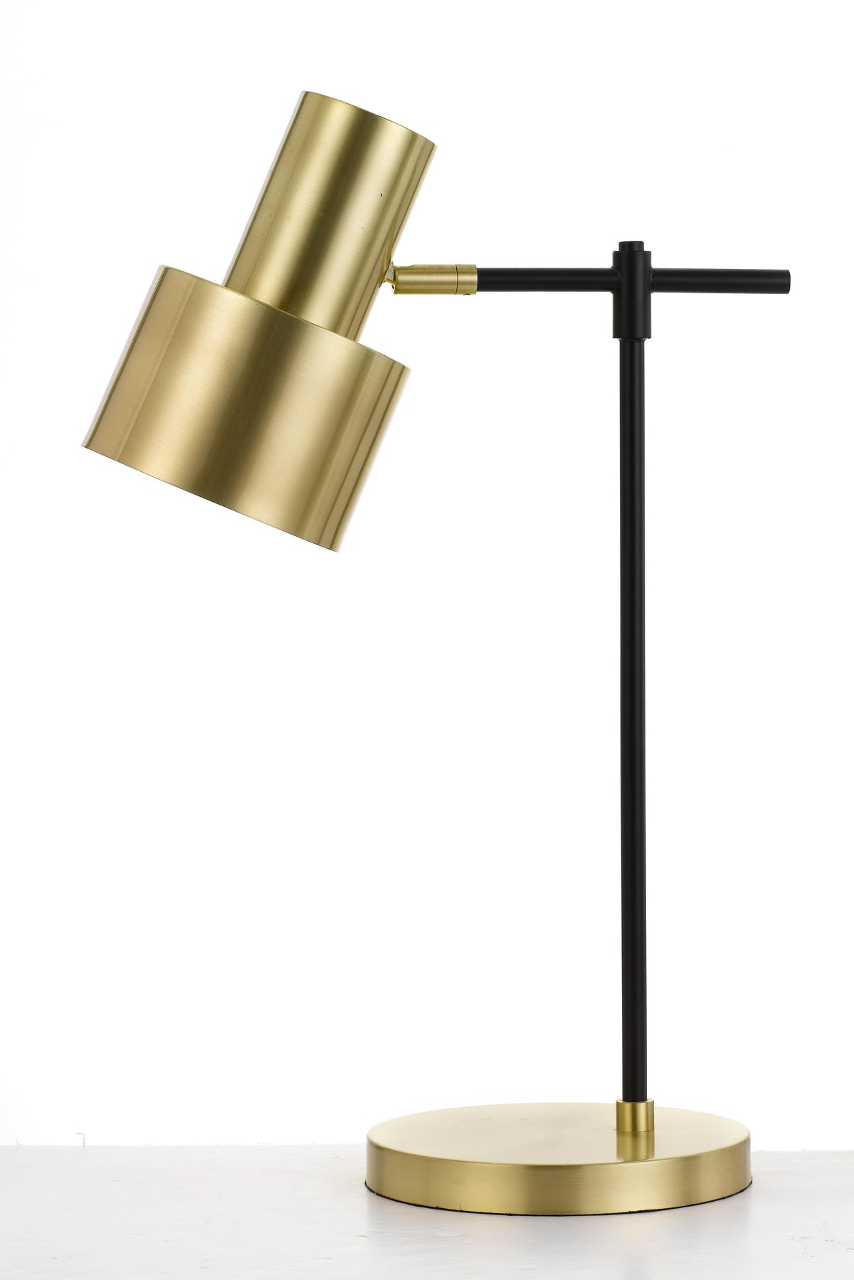TFS TABLE LAMP 25wE27max D:150 H:500 cab:1.8m line switch BLACK / GOLD