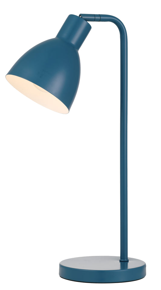 TFS TABLE LAMP 25wE27max H:450 D:150 BLUE/BLUE Cab:1.5m