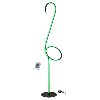 Solform TFS FLOOR LAMP 14wLED D:235 H:1300 FOOT SWTCH + Remote RGB / BLACK