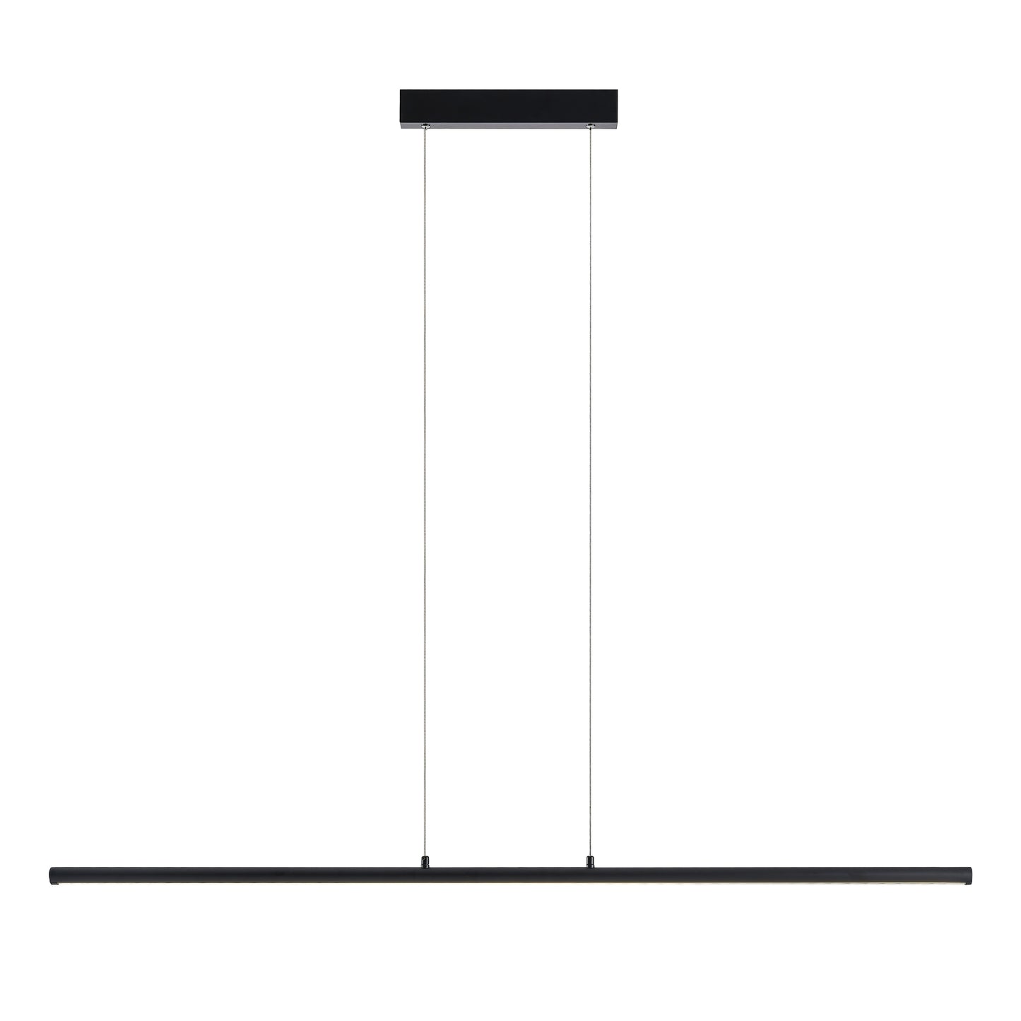 Vitawood TFS 140CM PENDANT 36wLED L:1400 W:38 H:25 cab 2M 3CCT STEP DIM 2450Lm BLACK MATT