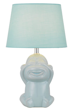 TFS CERAMIC TABLE LAMP 25wE27max H:380 D:215 BLUE/BLUE