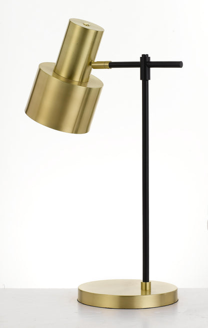 TFS TABLE LAMP 25wE27max D:150 H:500 cab:1.8m line switch BLACK / GOLD