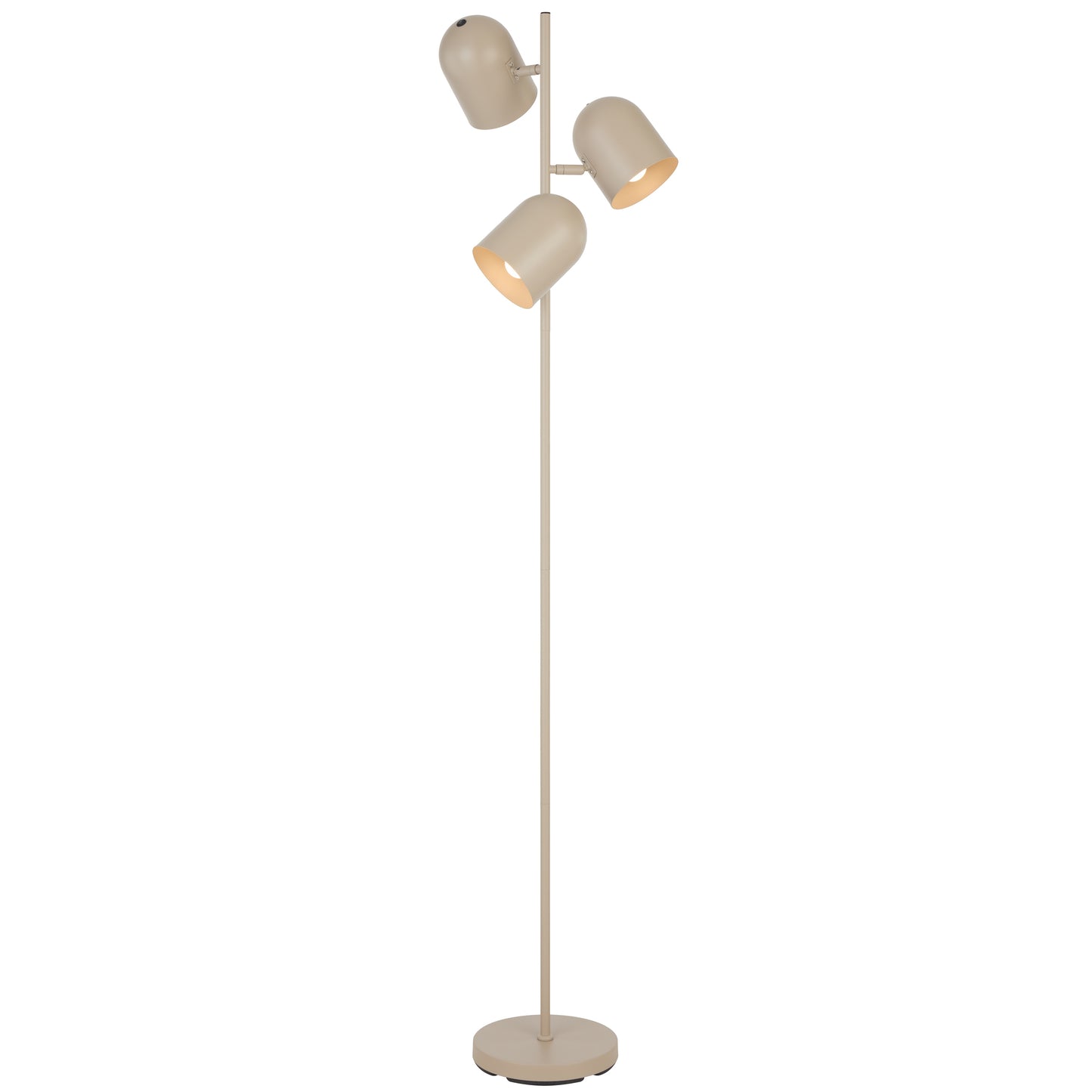 Livorno TFS FLOOR LAMP 3x25wE14max D375 H1650 switch on head TAUPE SATIN RAL1019