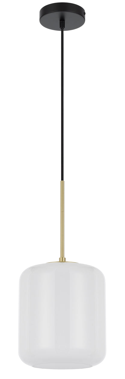 TFS SMALL PENDANT 25wE27max D:210 H:230 cab:2m BRASS MATT/OPAL