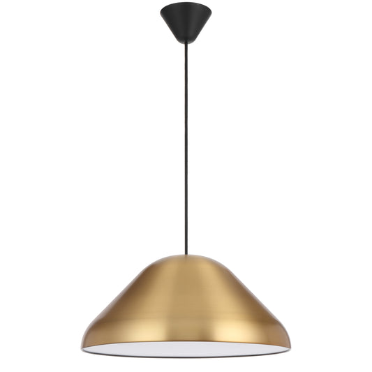 TFS 44CM PENDANT 25wE27max D440 H195 CAB 2M BRASS SATIN