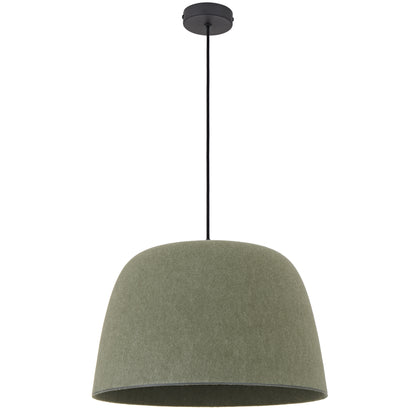 TFS FELT PENDANT 25wE27max D430 H270 cab 2m GREEN FELT