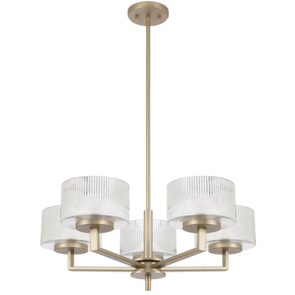 Anchorage TFS 5 LT PENDANT 5x6wG9max D660 H260 ROD 2x600+ 1x300 ANTIQUE SILVER/CLEAR