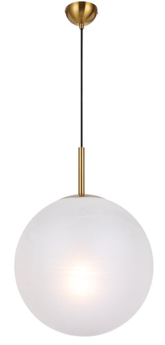 TFS 16 PENDANT 25w E27 D:400 CAB:2m ANTI GOLD / ALABASTRO
