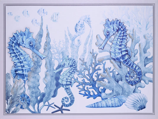 Seahorse Hand Painting Picture