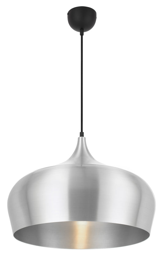 TFS 45 PENDANT 25wE27max D450 H380 + 1.5 TEX ALUMINIUM BRUSHED (BLACK)