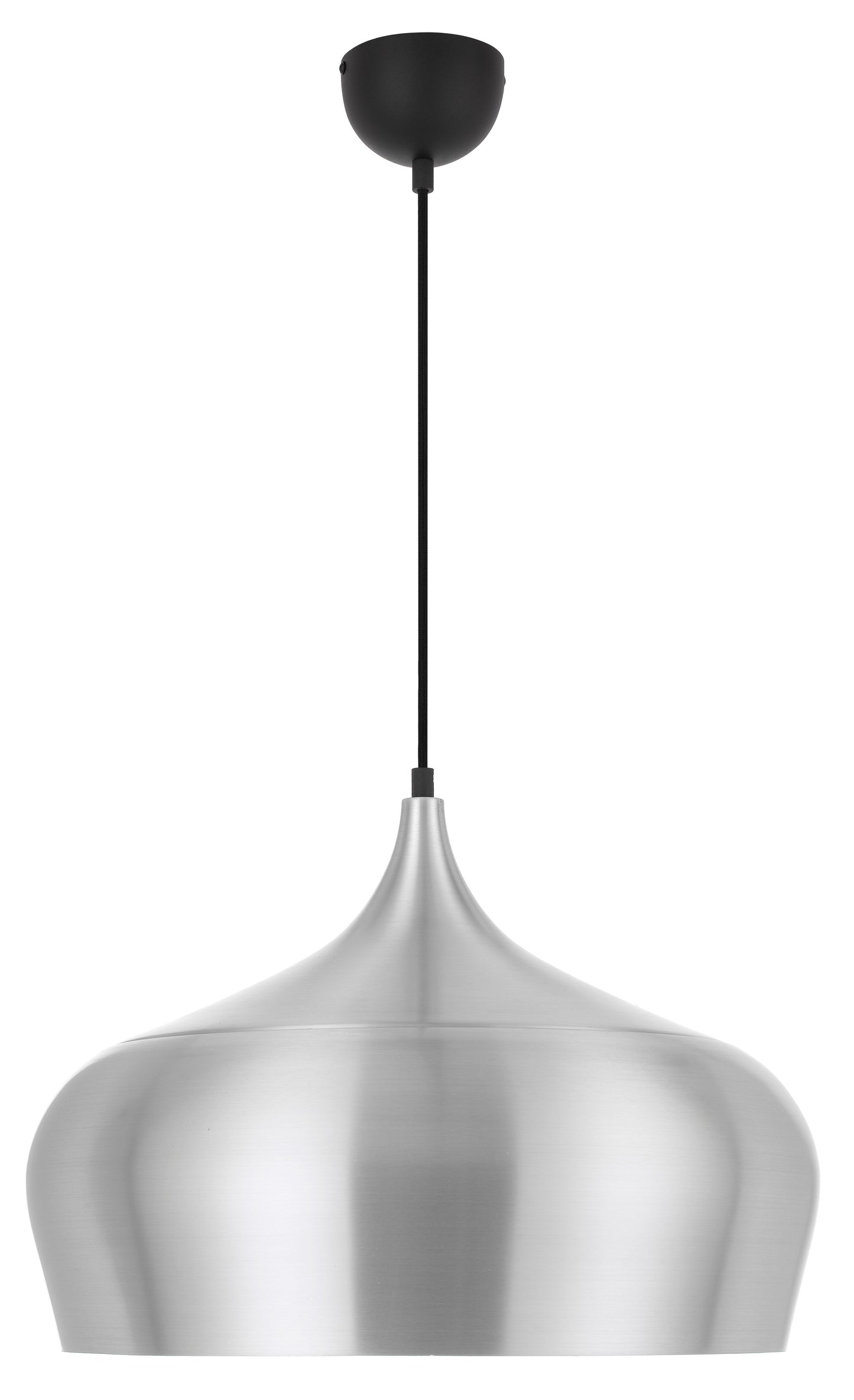 TFS 45 PENDANT 25wE27max D450 H380 + 1.5 TEX ALUMINIUM BRUSHED (BLACK)