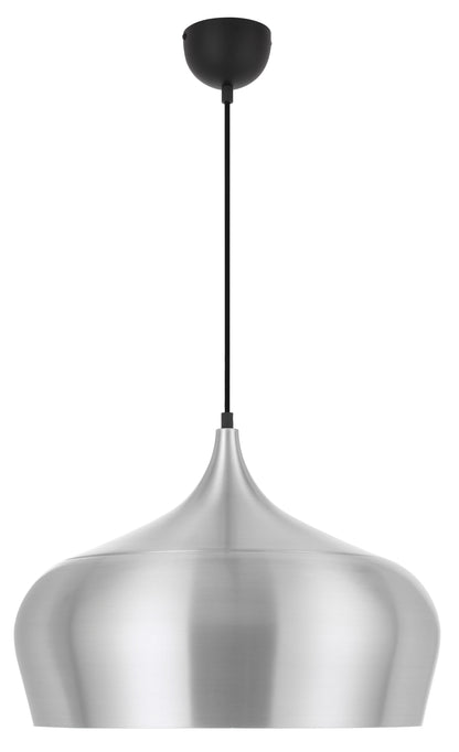 TFS 45 PENDANT 25wE27max D450 H380 + 1.5 TEX ALUMINIUM BRUSHED (BLACK)