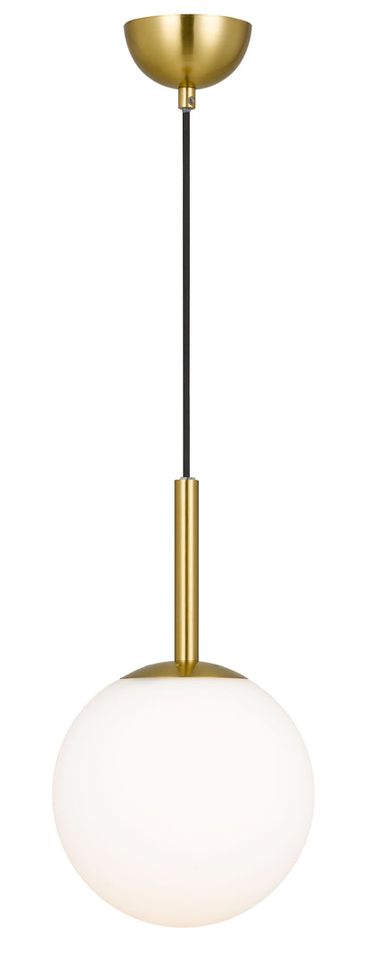 TFS 8 PENDANT 25w E27 D:200 CAB:2m ANTI GOLD / OPAL MATT