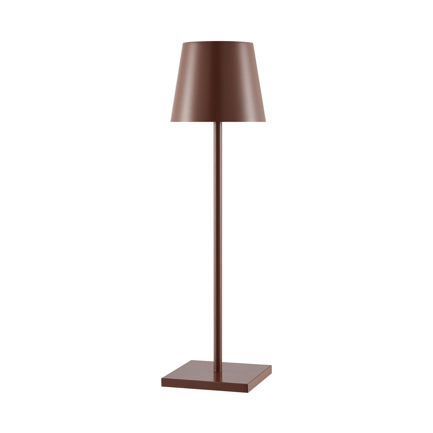 TFS RECHARGEABLE TABLE LAMP 3wLED D108 H380 IP54 1.5M 3000 K 300LM 2X2000mah BROWN SATIN
