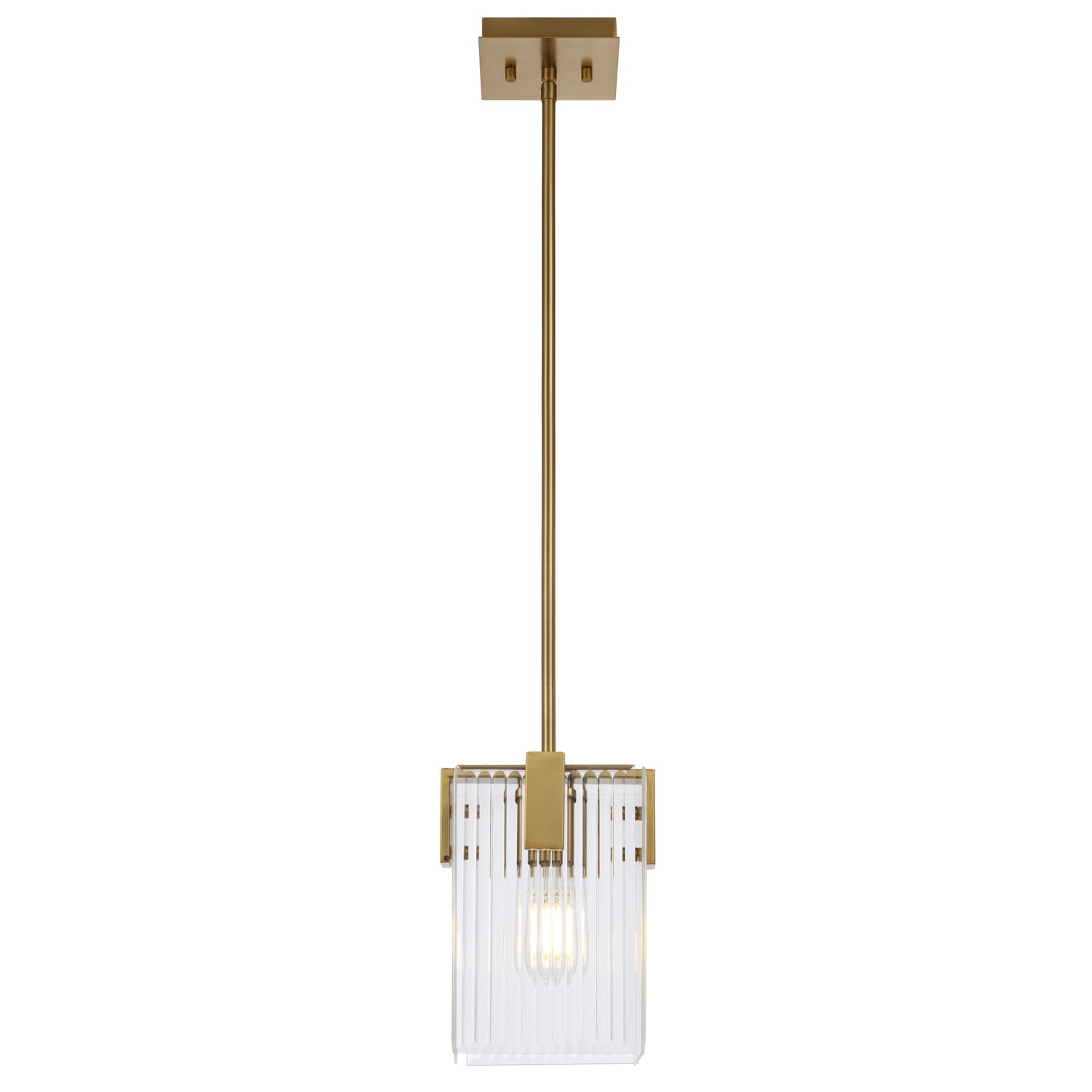 Teraform TFS 1 LT PENDANT 25wE27max L180 W180 H250 rod (2*600+ 1*300) ANT GOLD / CLEAR GLASS