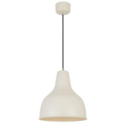TFS 30 PENDANT 25wE27max D:300 H:330 TEX:2M BEIGE SATIN RAL1013