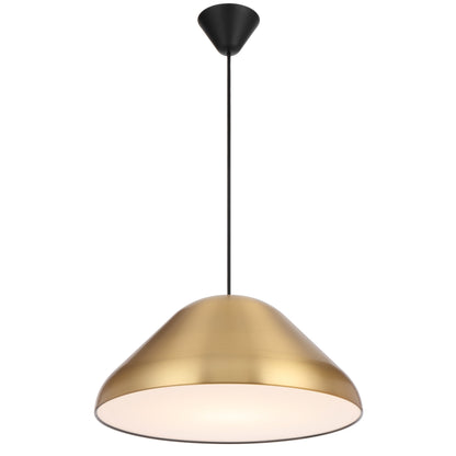 TFS 44CM PENDANT 25wE27max D440 H195 CAB 2M BRASS SATIN