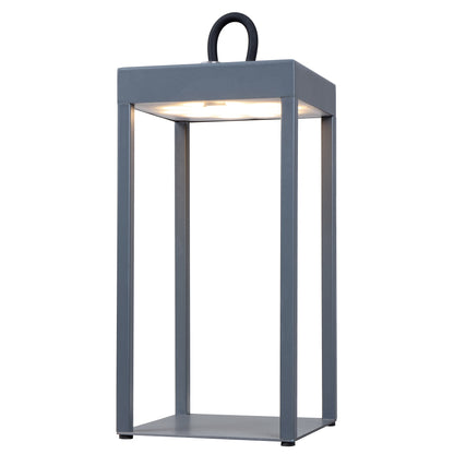 Altoform TFS RECHARGEABLE TL 3wLED L:130 W:130 H:300 IP54 USB1M 2X2000mah 3000K GREY