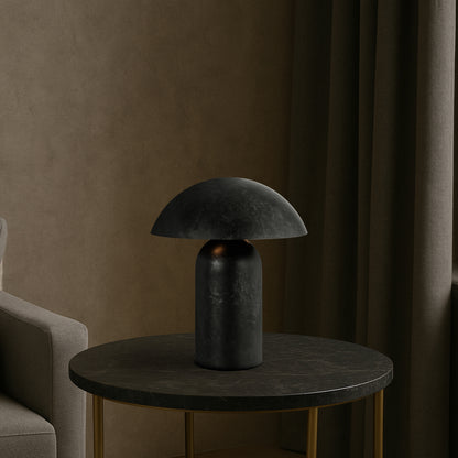 TFS H32 TABLE LAMP 2x25wE14max D:280 H:325 inline swtch BLACK PATINA
