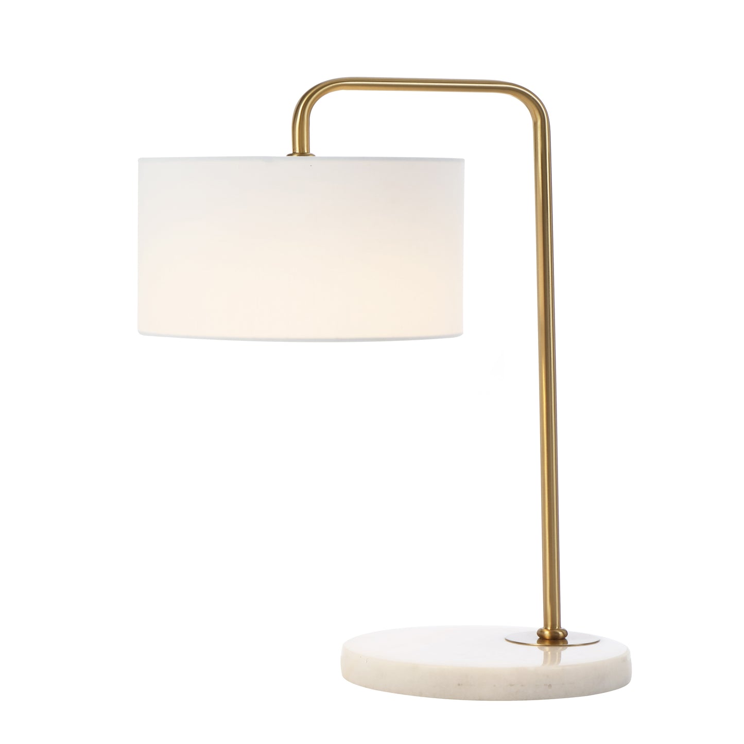 TFS TABLE LAMP 25wE27max D:200 H:490 cab:2.0m line switch WHITE/GOLD
