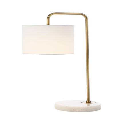 TFS TABLE LAMP 25wE27max D:200 H:490 cab:2.0m line switch WHITE/GOLD