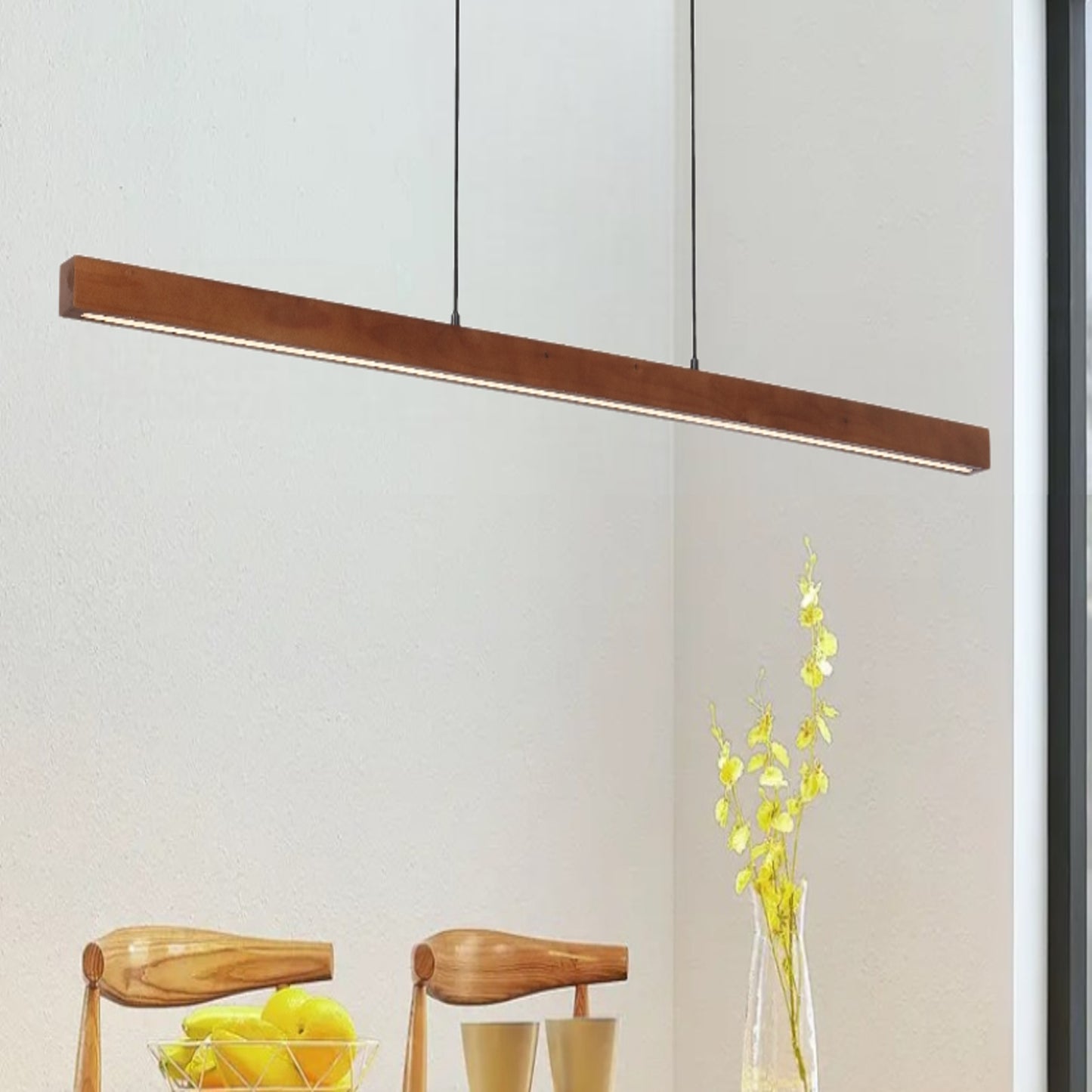 Modena TFS PENDANT 30wLED L:1500 H:50 W:50 3CCT DIM BLACK 2700Lm CAB:2m