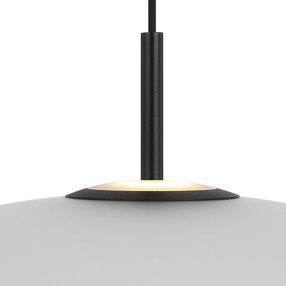 Rivashade TFS PENDANT 2x6wLED nonDIM 3000K D:600 cab.2m BLACK MATT/ FROST