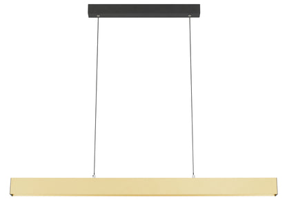 TFS 120 PENDANT 40wLED TUYA L:1200H:50W:75 GOLD/BLACK 2800Lm CAB:2m