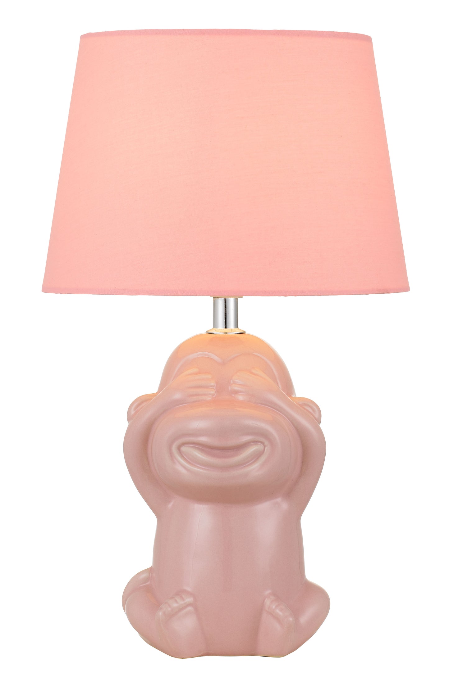 TFS CERAMIC TABLE LAMP 25wE27max H:380 D:215 PINK/PINK