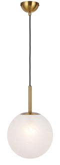 TFS 10 PENDANT 25w E27 D:250 CAB:2m ANTI GOLD / ALABASTRO