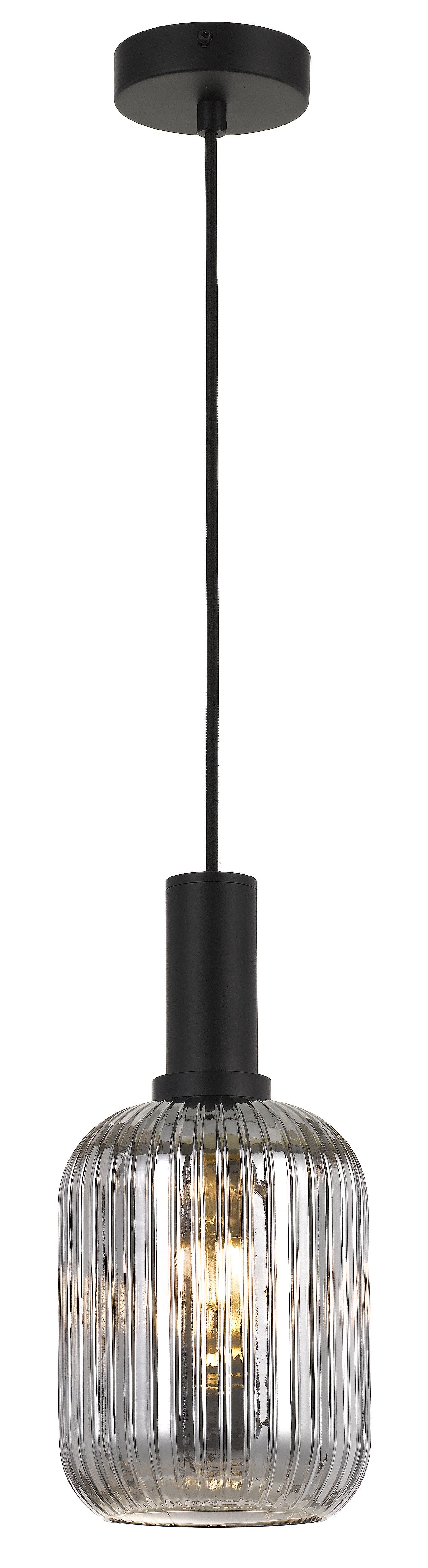 TFS 14 PENDANT 25wE27max D 140 H 200 SMOKE with BLACK