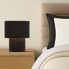 Lisbon TFS TABLE LAMP 25wE27max L350 W250 H425 INLINE SWT BLACK / BLACK