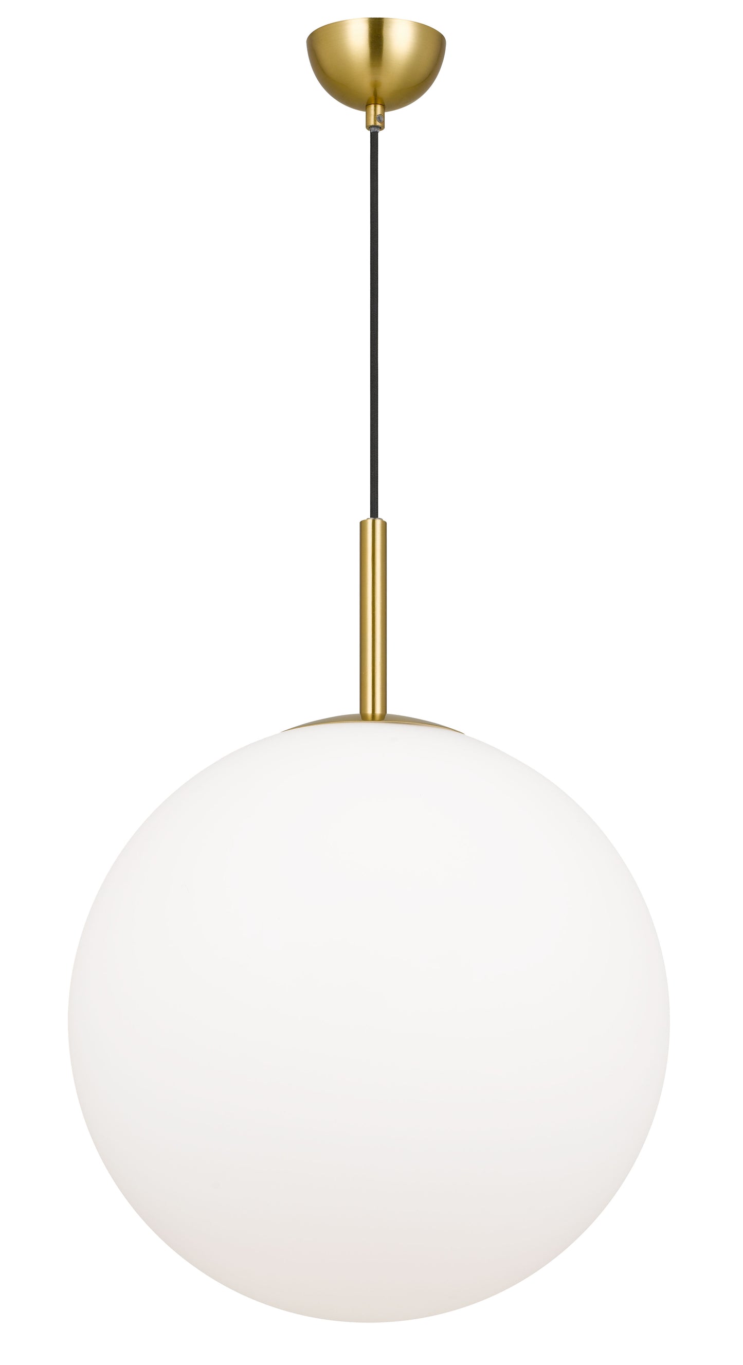 TFS 16 PENDANT 25w E27 D:400 CAB:2m ANTI GOLD / OPAL MATT