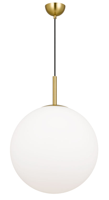 TFS 16 PENDANT 25w E27 D:400 CAB:2m ANTI GOLD / OPAL MATT