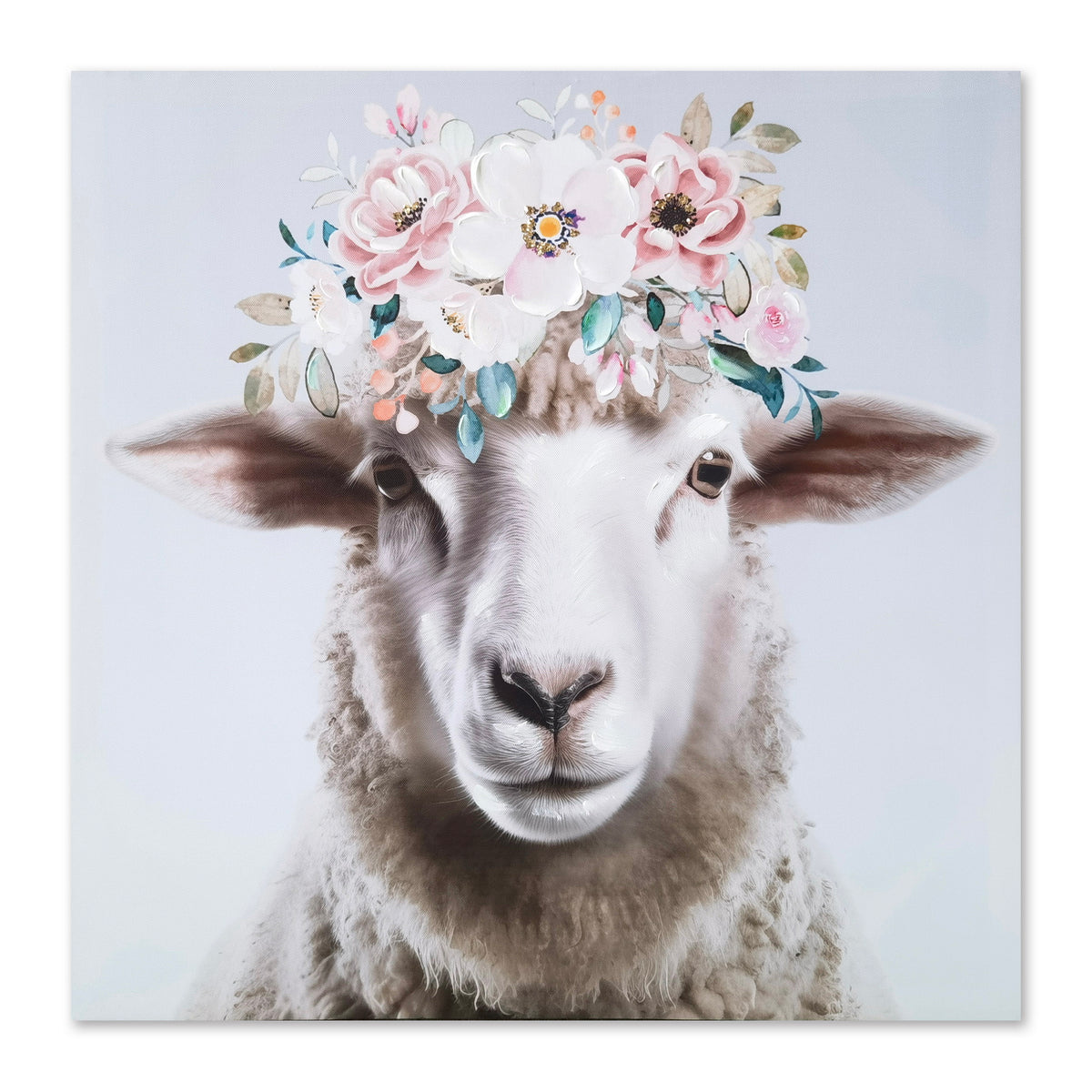 Sheep Hand Painting Picture