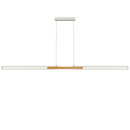 TFS 180CM LED PENDANT 36wLED 2080Lm cab.2M 3CCT WALL SWT WHITE / OAK WOOD