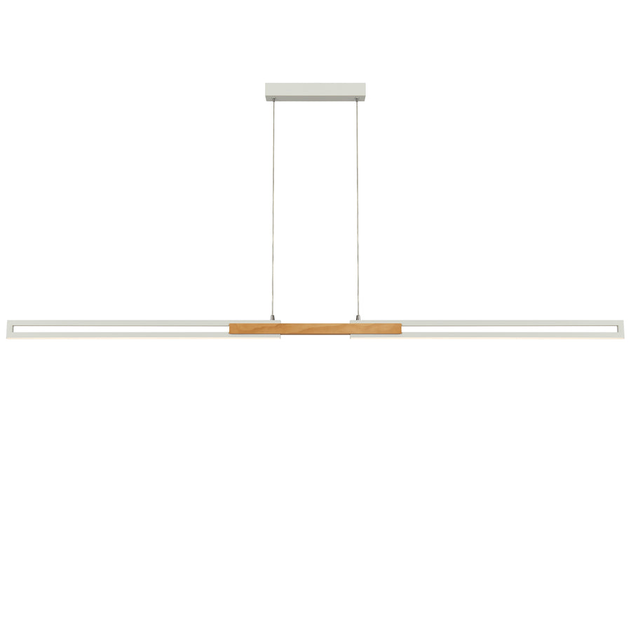 TFS 180CM LED PENDANT 36wLED 2080Lm cab.2M 3CCT WALL SWT WHITE / OAK WOOD