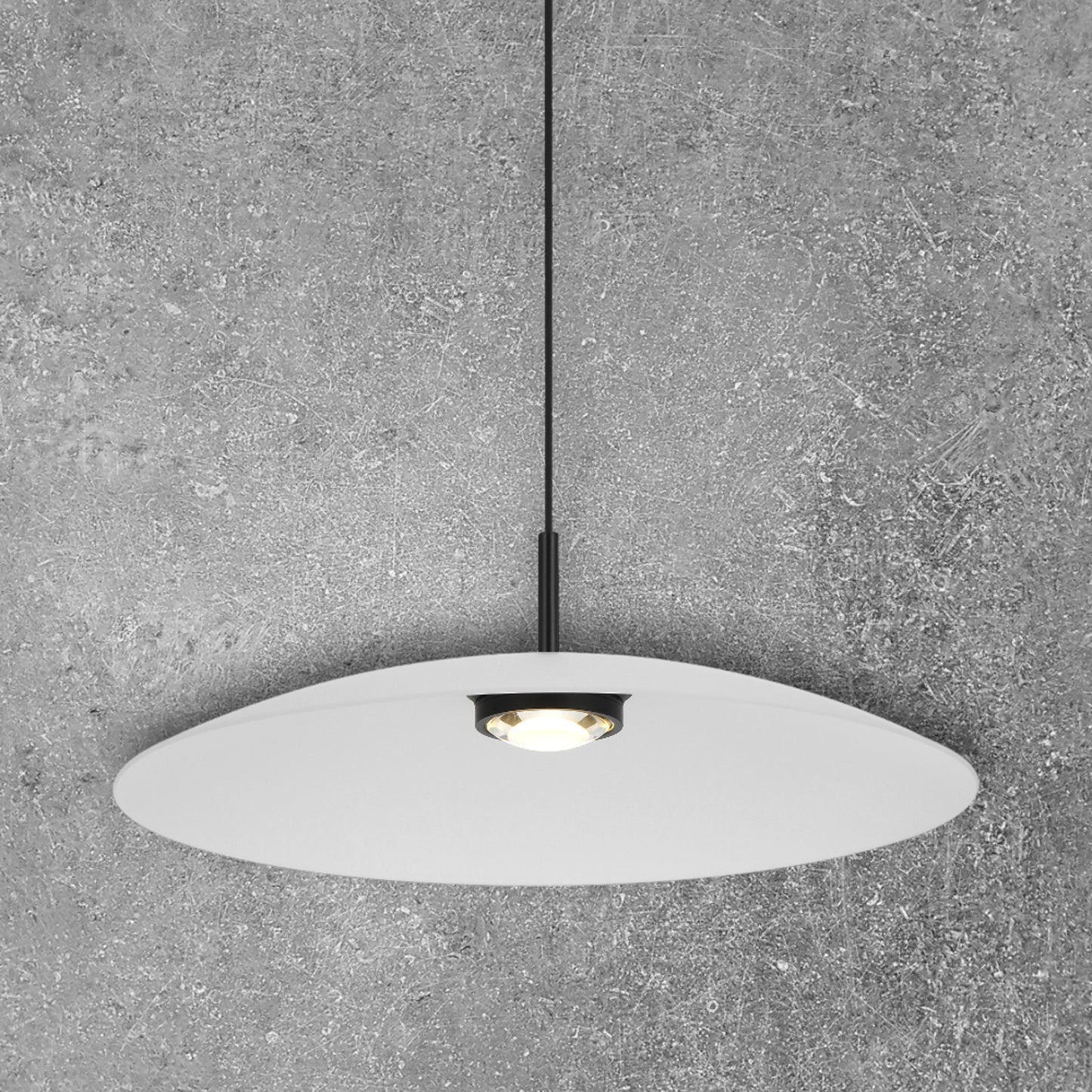 Rivashade TFS PENDANT 2x6wLED nonDIM 3000K D:600 cab.2m BLACK MATT/ FROST