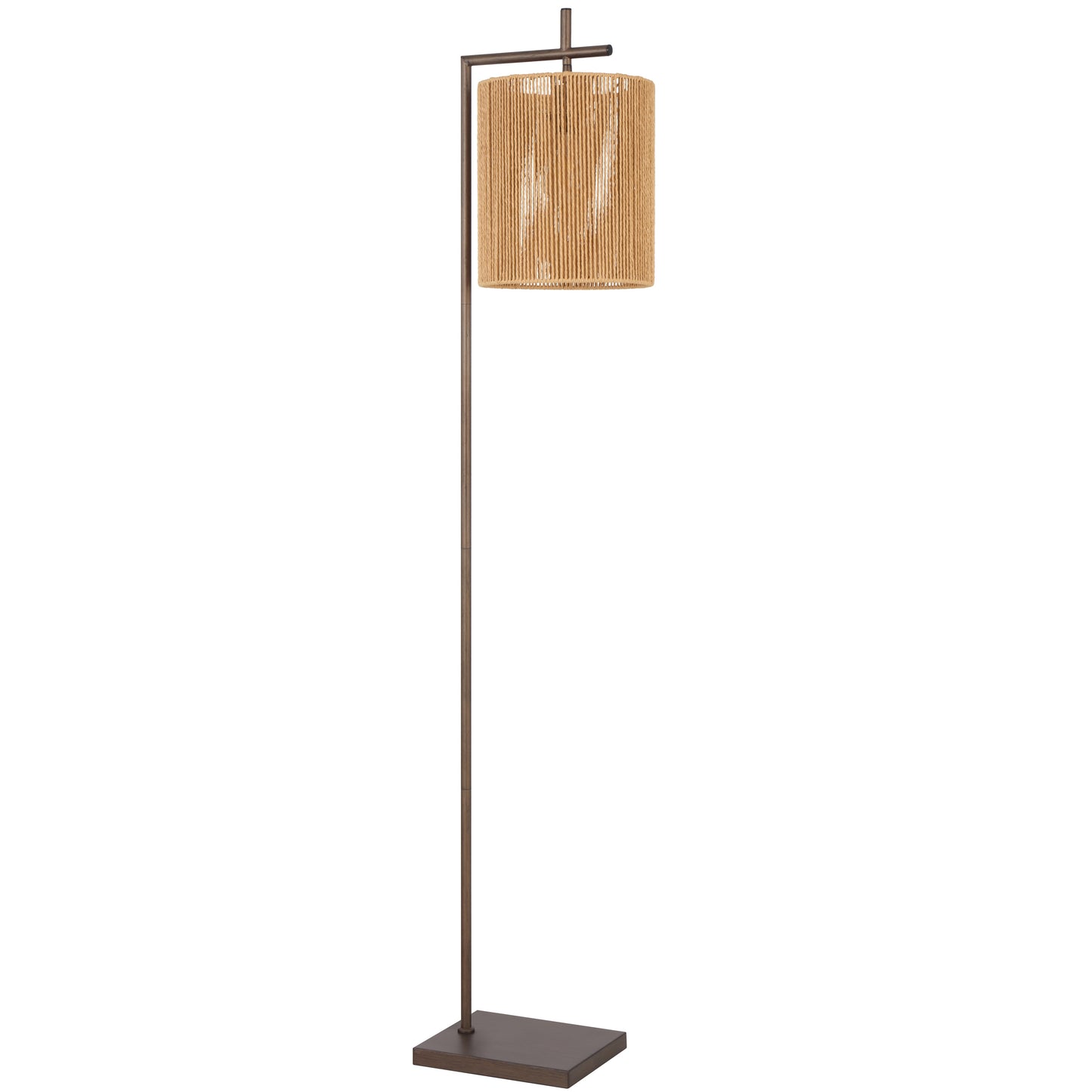 TFS FLOOR LAMP 25wE27max L325 W250 H1500 foot swt BRONZE / NATURAL STRING