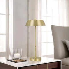 TFS TABLE LAMP 7w LED 3 WAY TOUCH SWITCH H:425 D:220 BRASS/GOLD 3000K 580Lm