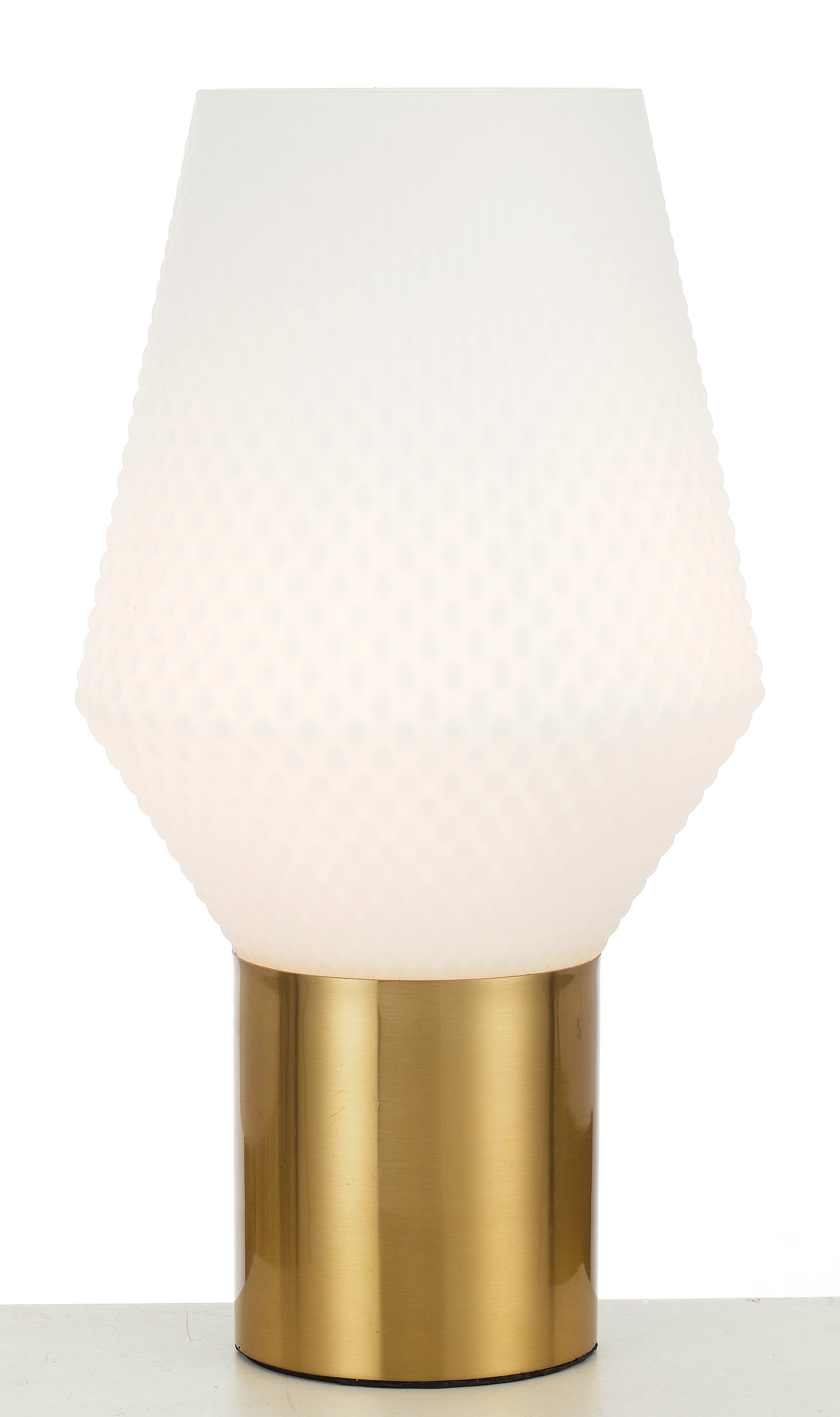 TFS TABLE LAMP 25wE27max D200 H350 OPAL MATT / ANT.GOLD