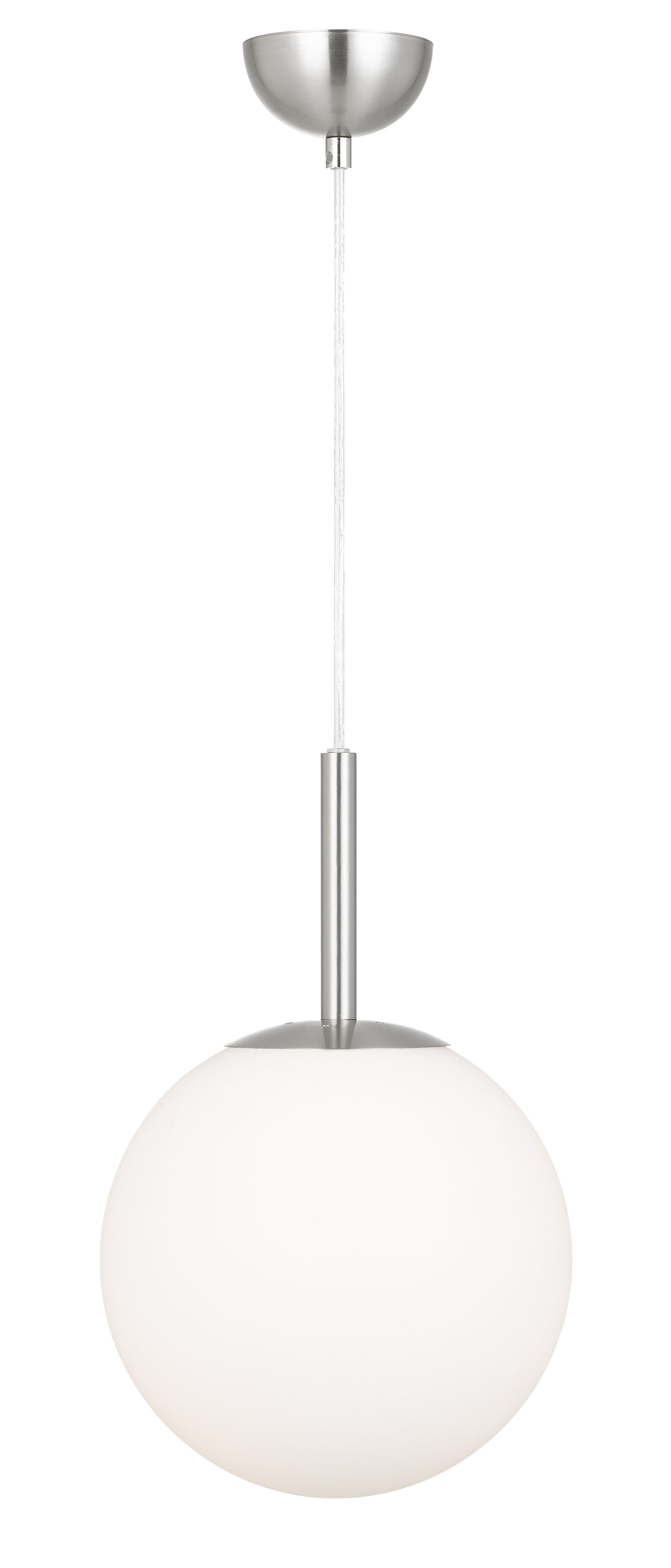 TFS 10 PENDANT 25w E27 D:250 CAB:2m NICKEL / OPAL MATT