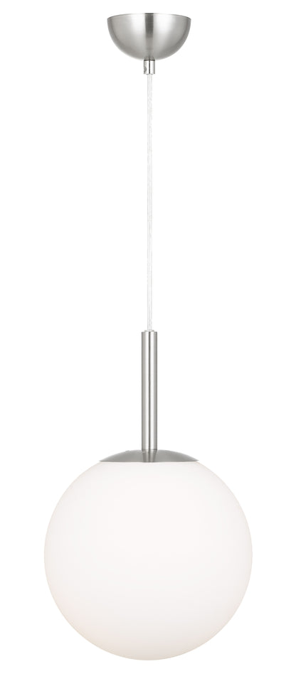 TFS 10 PENDANT 25w E27 D:250 CAB:2m NICKEL / OPAL MATT