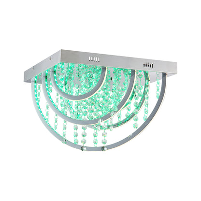 TFS CTC 25wLED 4000K L420 W420 H310 DIM+RGB BY RMTE 2500LM CHROME/CRYSTAL