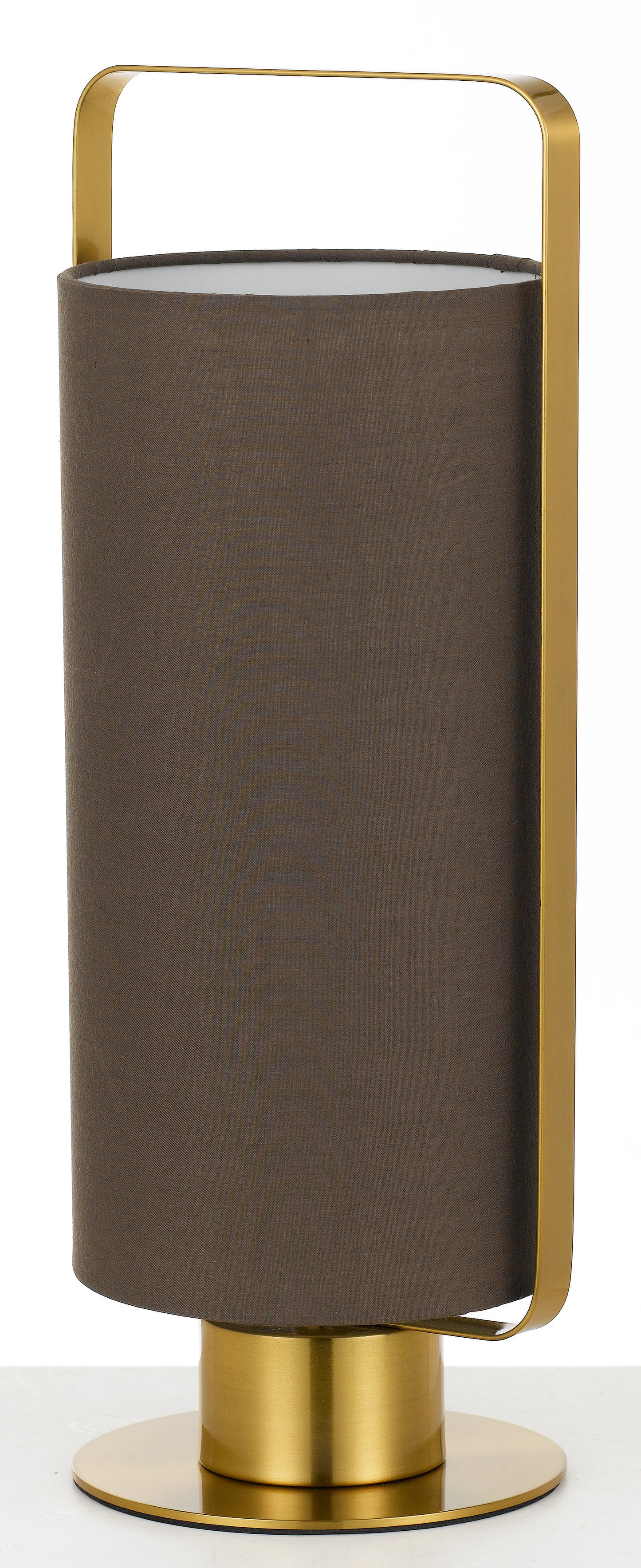 TFS TABLE LAMP 25wE27max H450 D160 MOCCA + ANT.GOLD