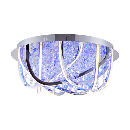 TFS CTC 44wLED 4000K D550 H220 DIM+RGB BY RMTE 3600LM CHROME/CRYSTAL