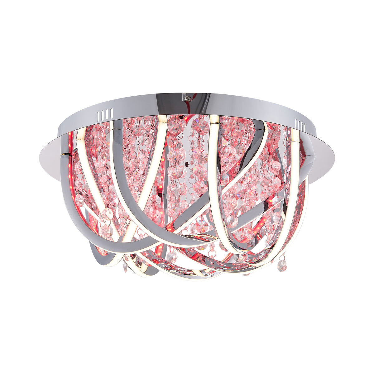 TFS CTC 36wLED 4000K D450 H200 DIM+RGB BY RMTE 2700LM CHROME/CRYSTAL